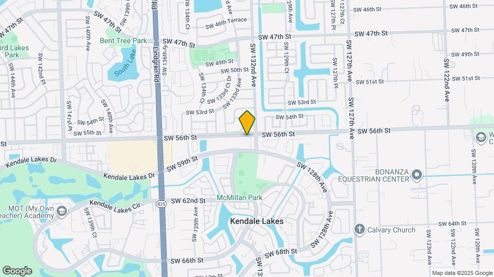 13215 SW 57th Terrace Map and Location Details