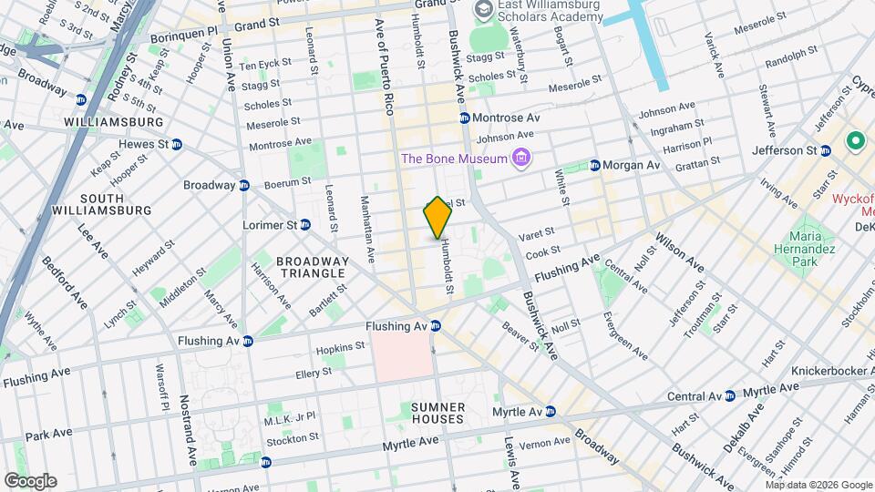 103 Varet St Map and Location Details