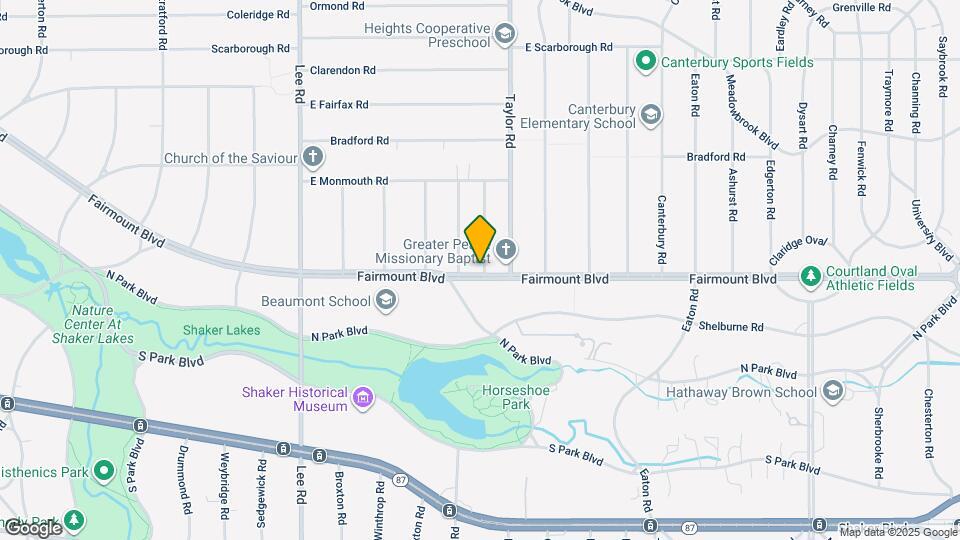 3405 Fairmount Blvd Mapa y Detalles de la Ubicación