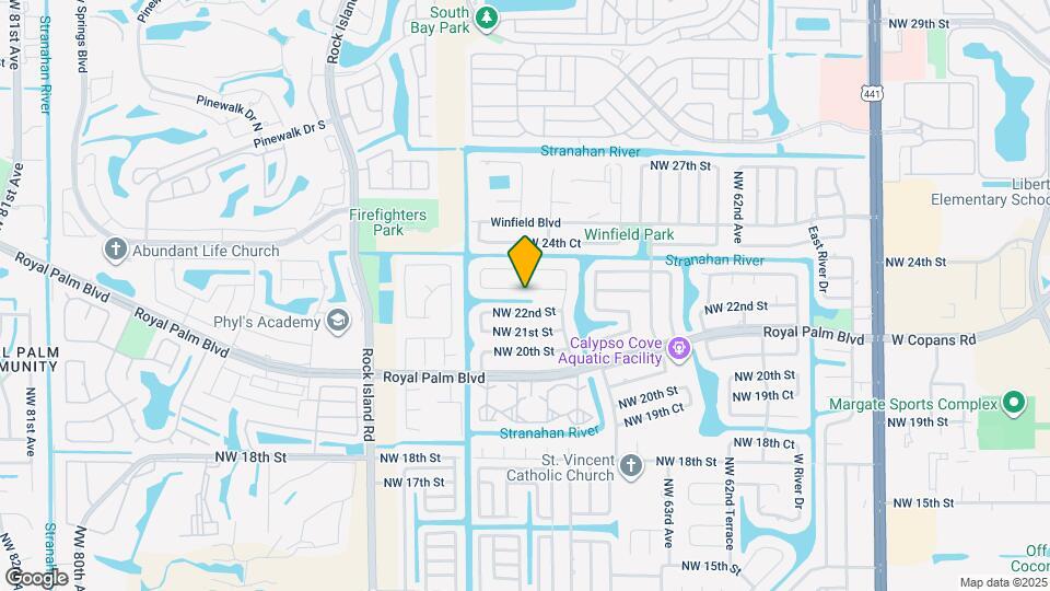 6700 NW 22nd Ct Map and Location Details