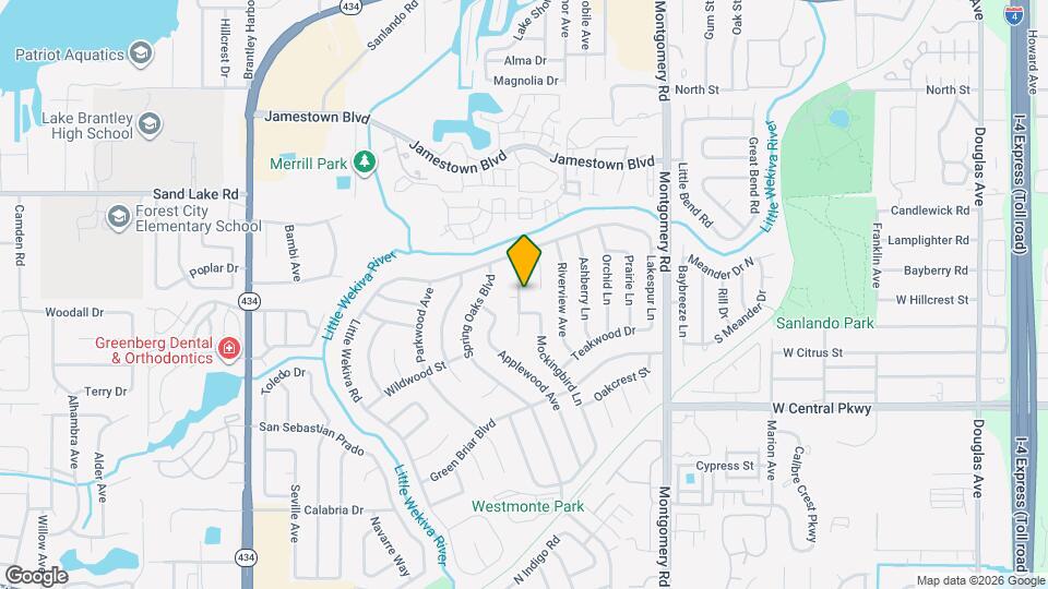 637 Peachwood Dr Mapa y Detalles de la Ubicación