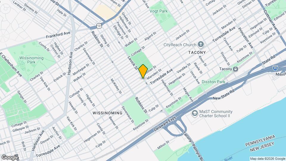 6380 Marsden St Map and Location Details