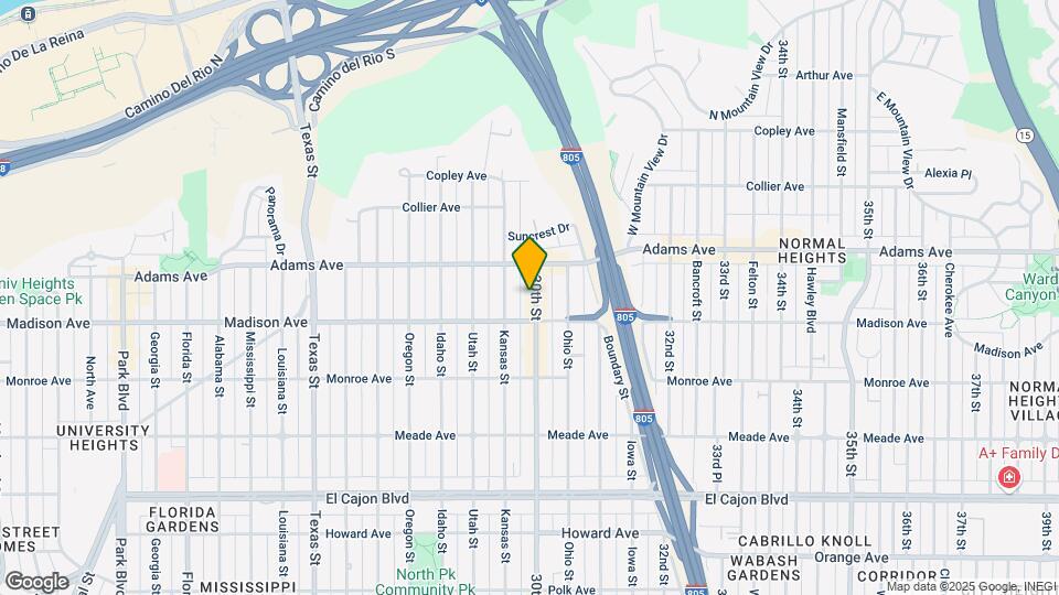 4640 30th St Map and Location Details