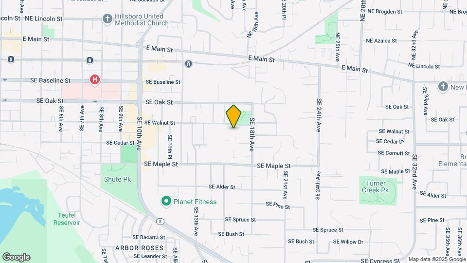 1662 SE Walnut St Mapa y Detalles de la Ubicación