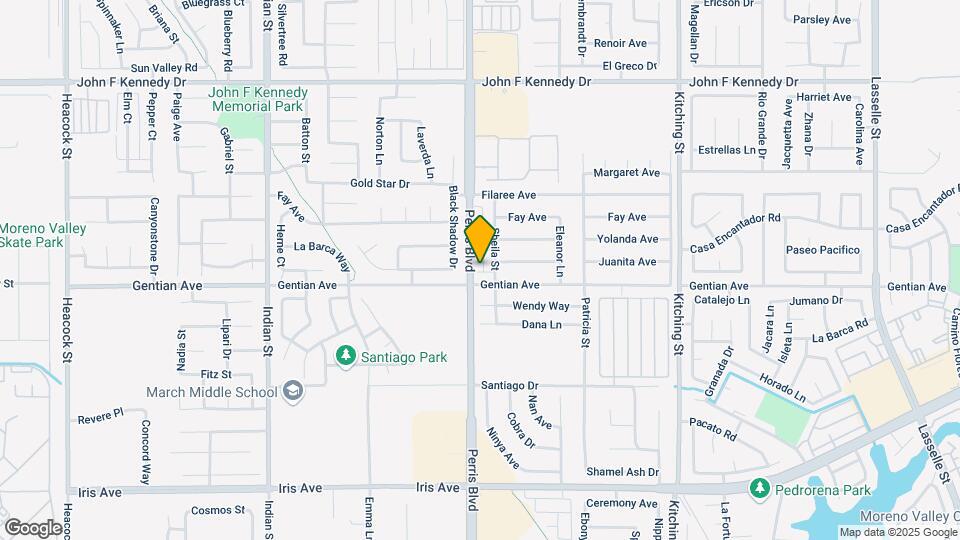 15452 Perris Blvd Map and Location Details