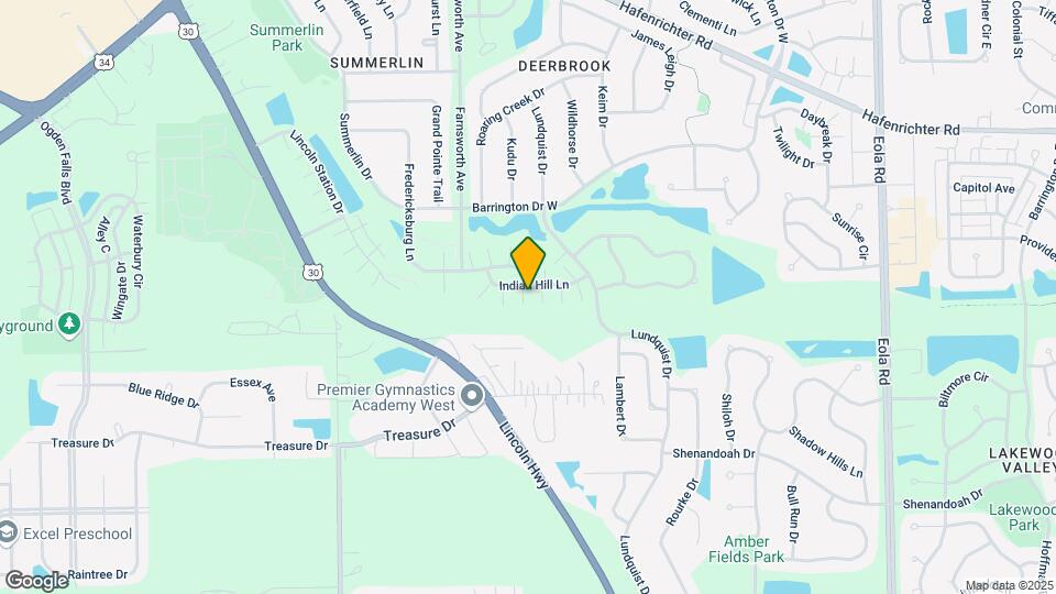 1863 Indian Hill Ln Mapa y Detalles de la Ubicación