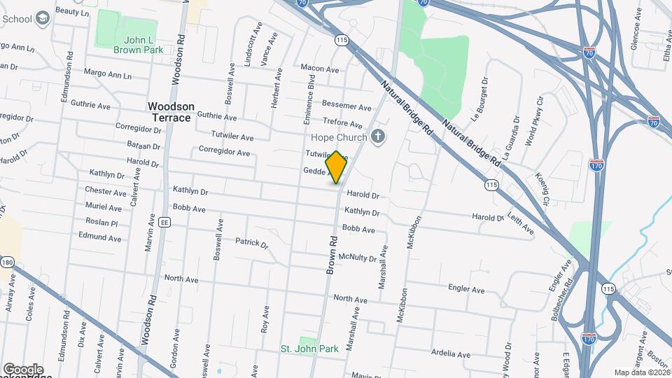 3831 Brown Rd Map and Location Details