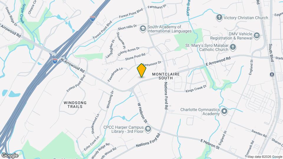 300 W Arrowood Rd Map and Location Details