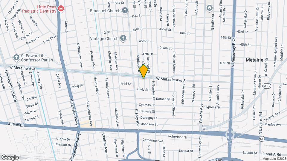 812 Taft Park Map and Location Details