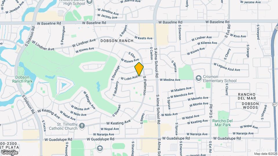 1325 W Lobo Ave Map and Location Details