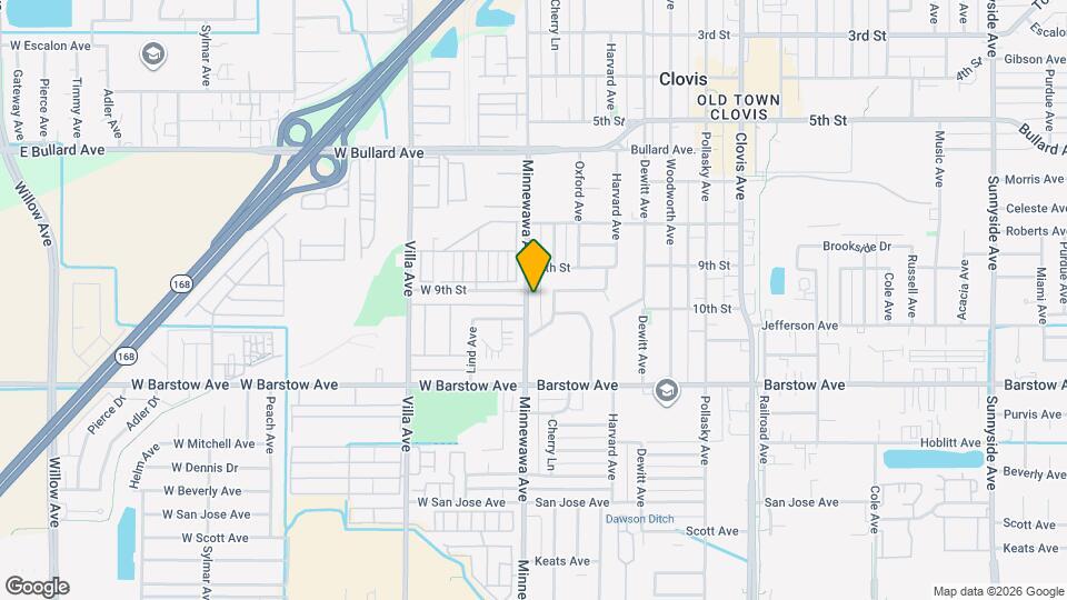 959 Minnewawa Ave Mapa y Detalles de la Ubicación