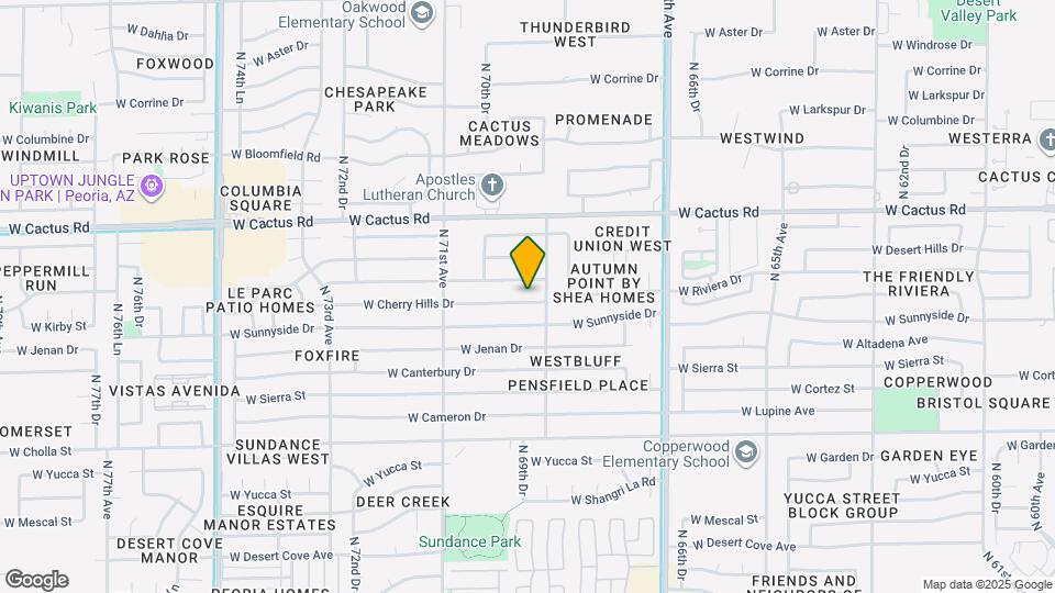 6914 W Cherry Hills Dr Map and Location Details