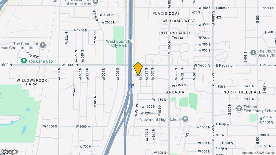 1489 N 400 W-Unit -1 Map and Location Details