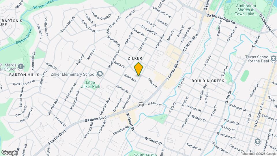 1704 Kinney Ave Map and Location Details