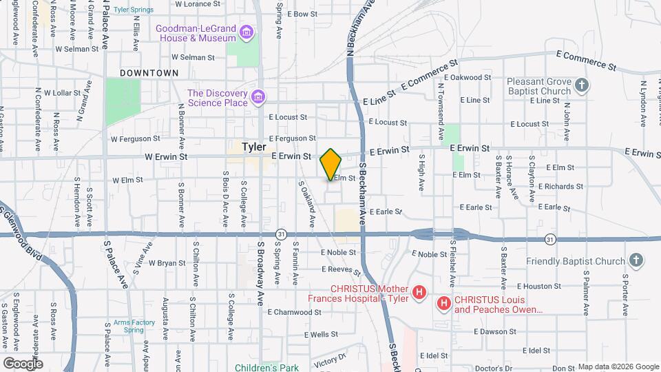 210 S Adams Ave, Unit Apt 3 Map and Location Details