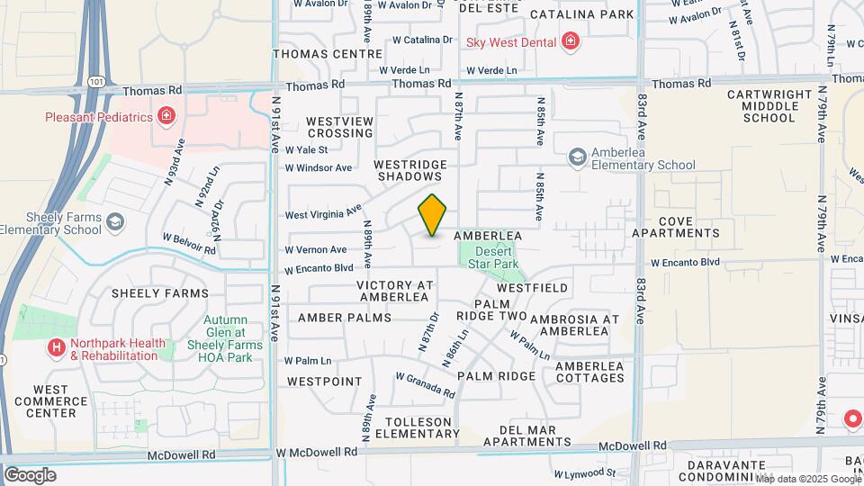 8722 W Vernon Ave Map and Location Details