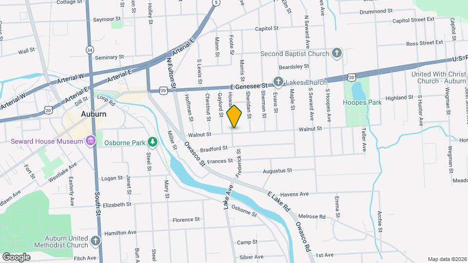 38 Howard St Map and Location Details