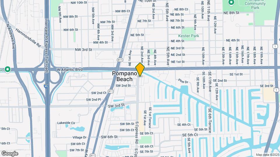 136 S Cypress Rd Map and Location Details