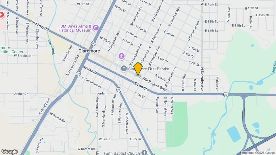 211 E Will Rogers Blvd Map and Location Details