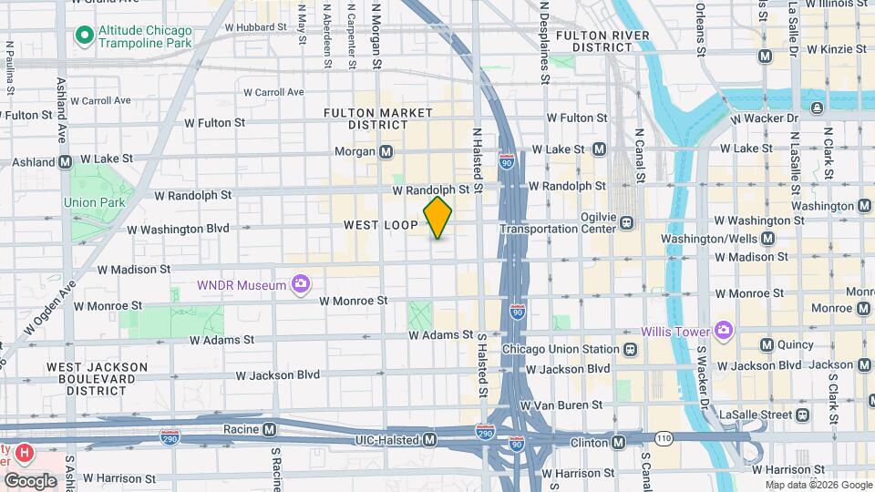 834 W Madison St Mapa y Detalles de la Ubicación