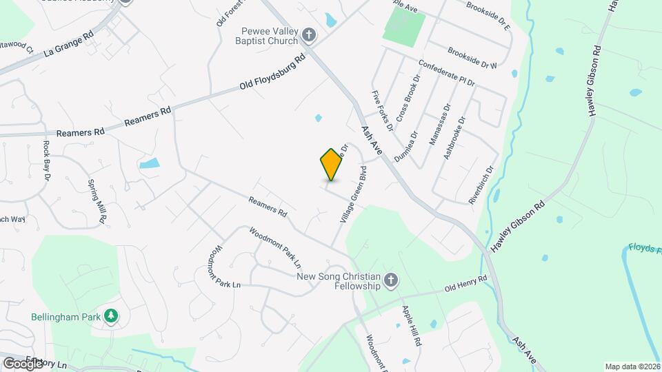 6824 Hillside Drive Mapa y Detalles de la Ubicación