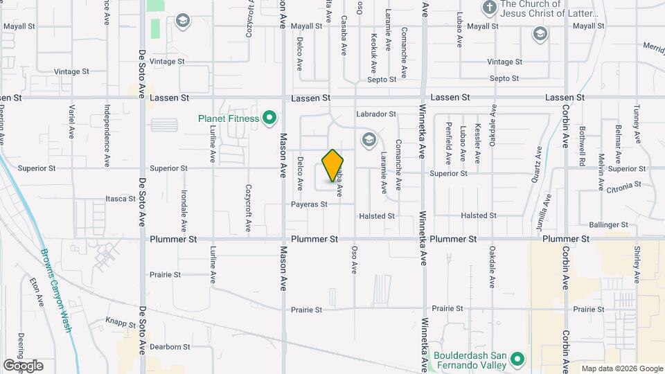 20341 Itasca St Map and Location Details