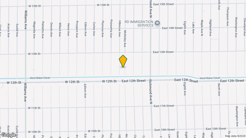 1211 McKinley Ave Map and Location Details