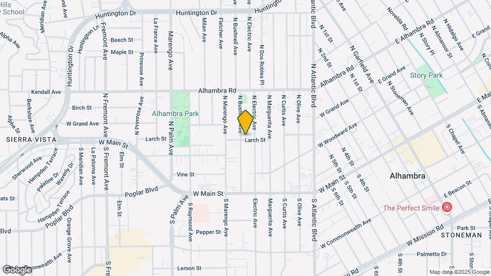 300 N Bushnell Ave Map and Location Details