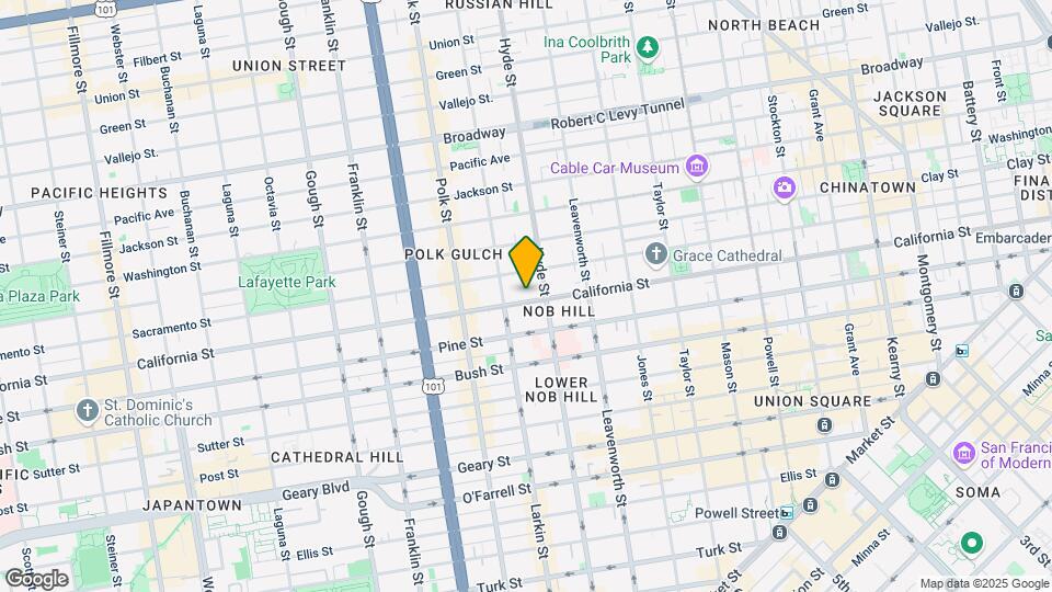 1436 California St Map and Location Details