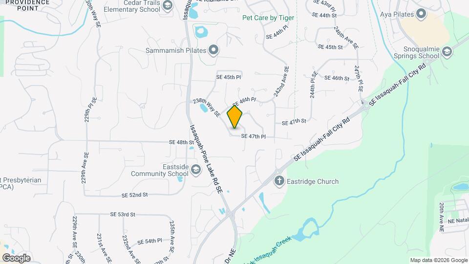 23816 SE 47th Pl Map and Location Details