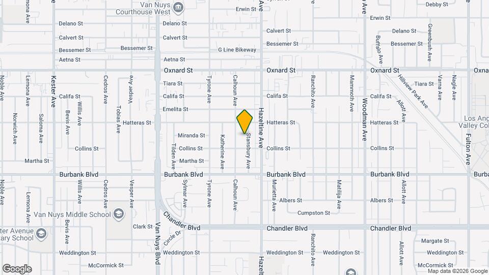 5723 Stansbury Ave Mapa y Detalles de la Ubicación