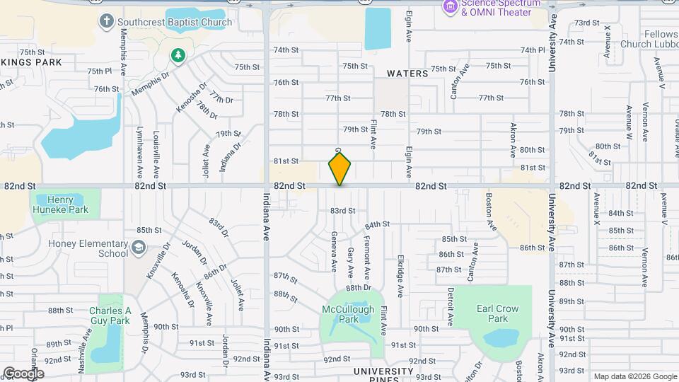 8201 Geneva Ave Map and Location Details