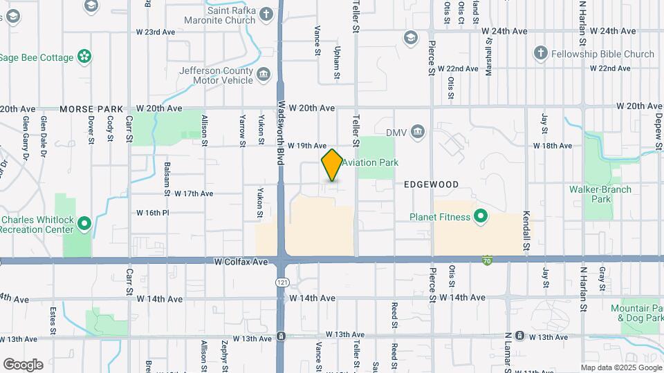 1685 Upham St Map and Location Details