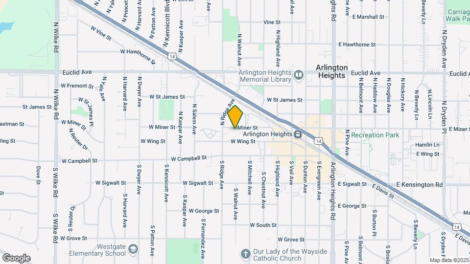 507 W Miner St Map and Location Details