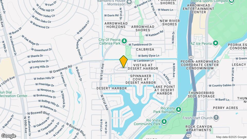 8914 W Port Au Prince Ln Map and Location Details