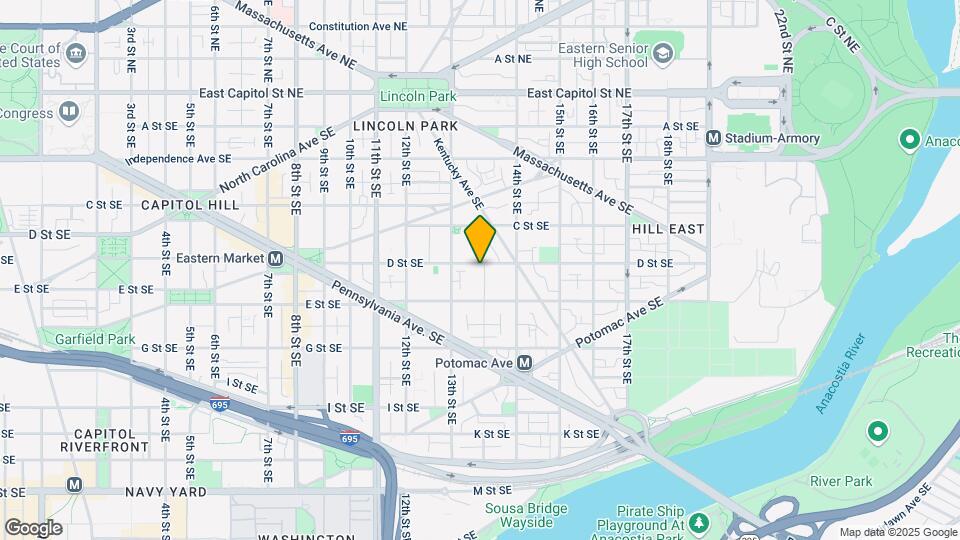 1331 D St SE Mapa y Detalles de la Ubicación