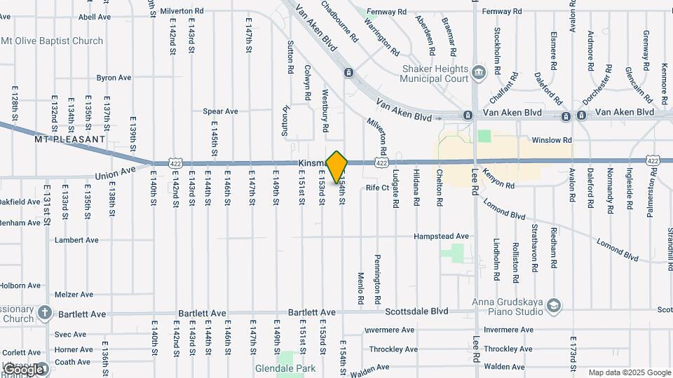 3540 E 154th St Map and Location Details