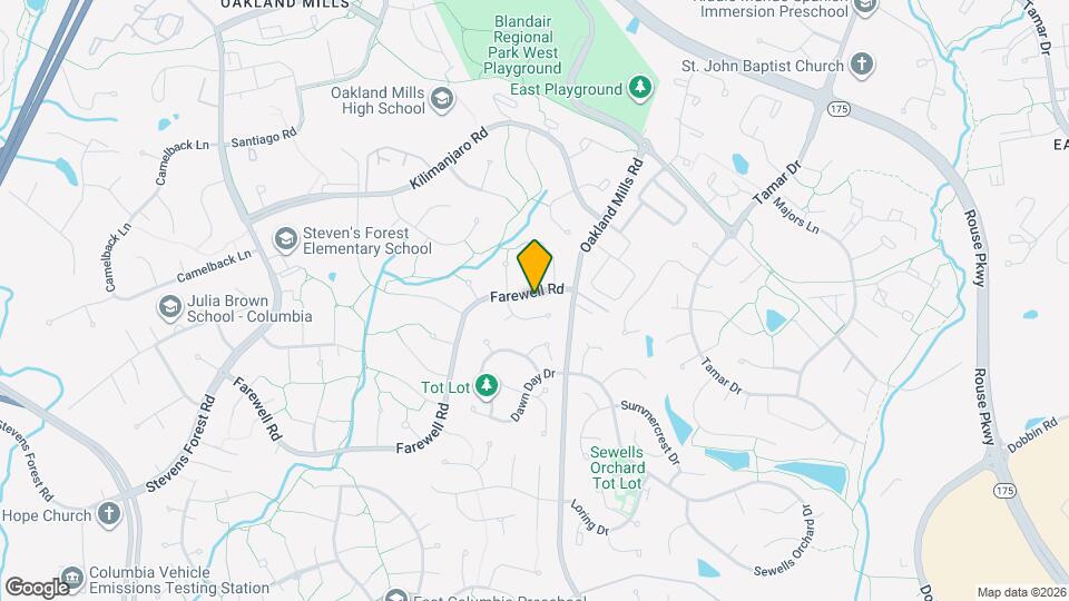 9317 Farewell Rd Map and Location Details