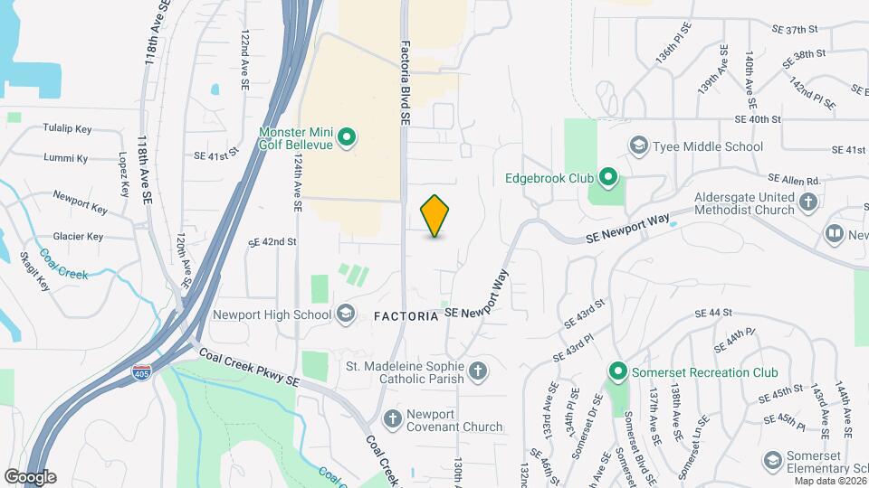 4208 Factoria Blvd SE, Unit C-7 Map and Location Details