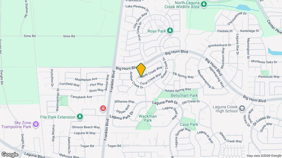 5322 Jade Creek Way Map and Location Details