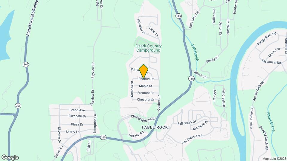 247 Redbud St Mapa y Detalles de la Ubicación