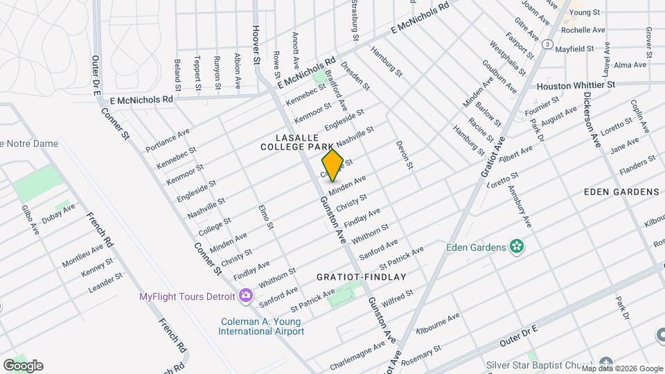 11733 Minden Ave Map and Location Details