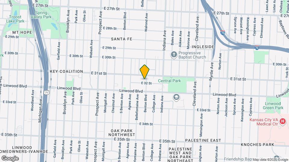 3044 E 32 St Map and Location Details