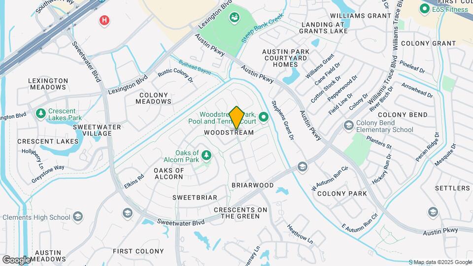 2315 Woodstream Blvd Map and Location Details