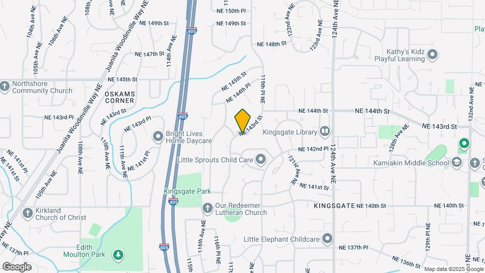 11757 NE 143rd St Map and Location Details