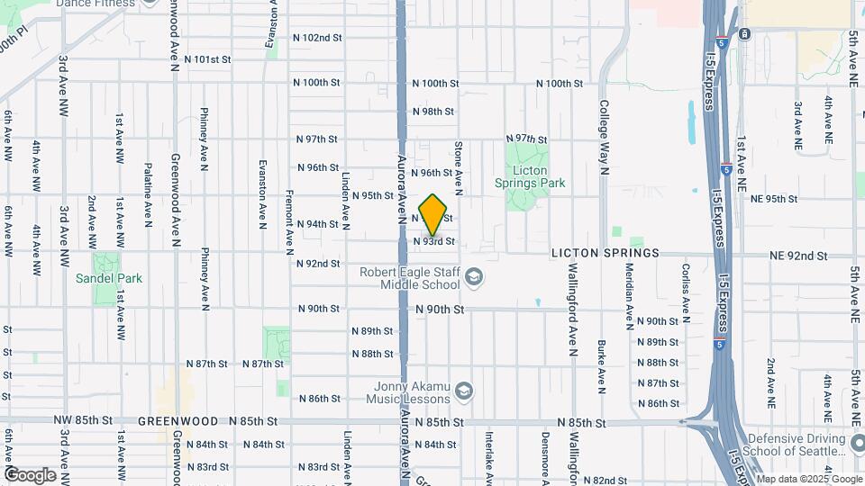 1131 N 93rd St, Unit 3 Map and Location Details