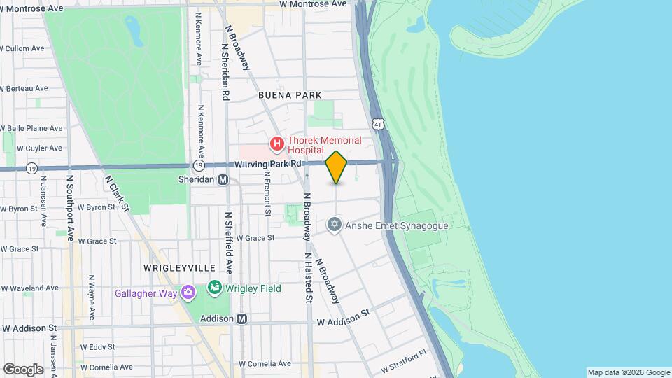 3926 N Pine Grove Ave Map and Location Details