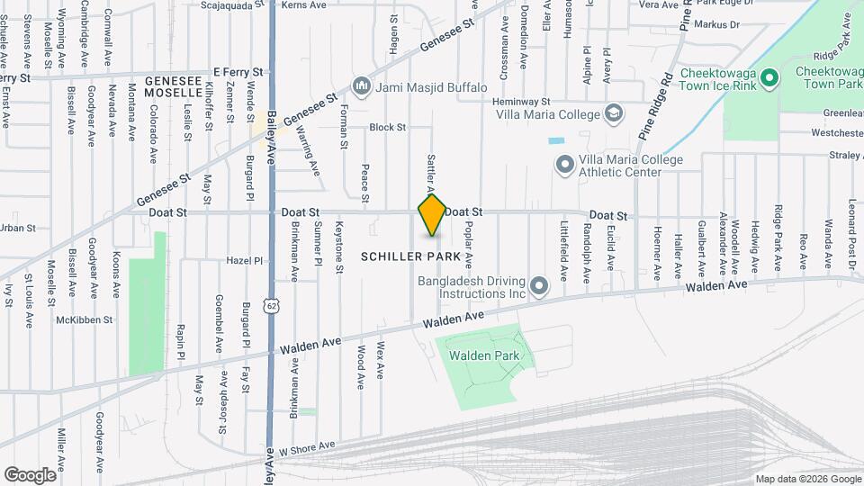 96 Academy Rd Map and Location Details