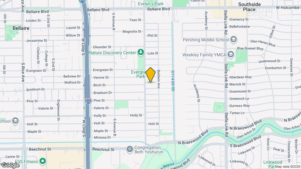 4425 Mildred St Map and Location Details