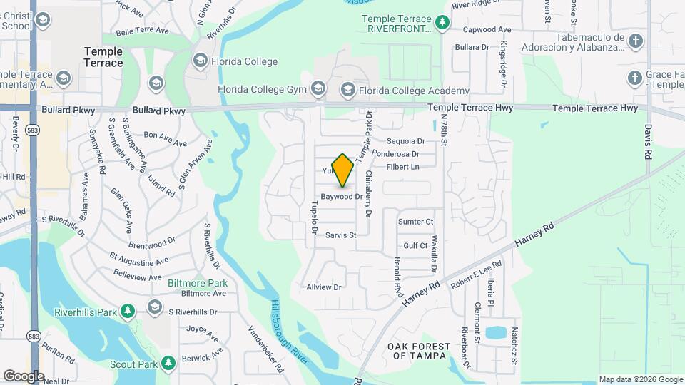 7018 Baywood Dr Map and Location Details
